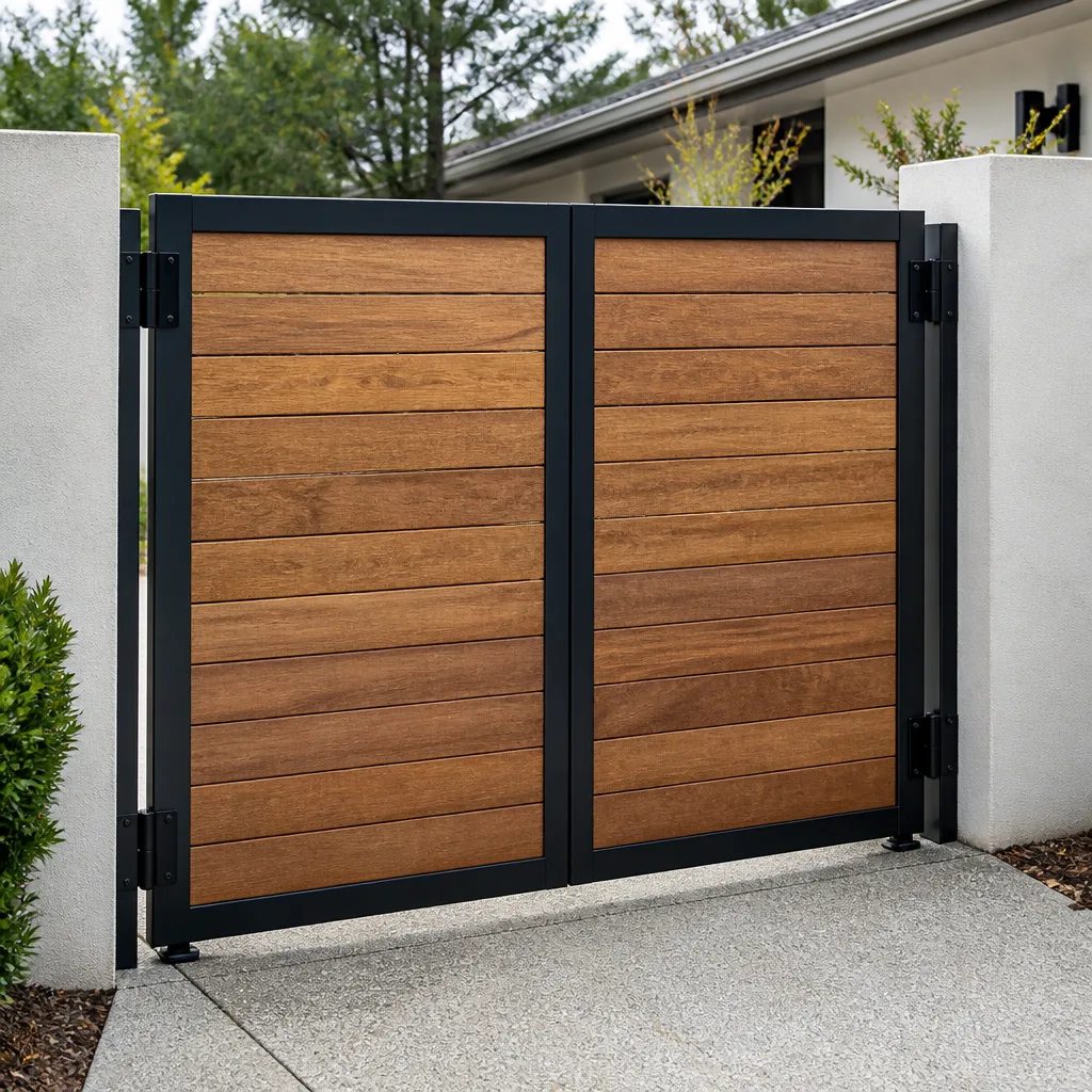 Wood & steel frame