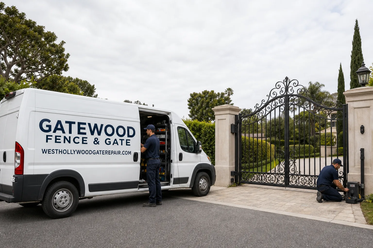 Gate Access Control in West Hollywood, CA | Gatewood Fence & Gate - Gatewood Fence & Gate